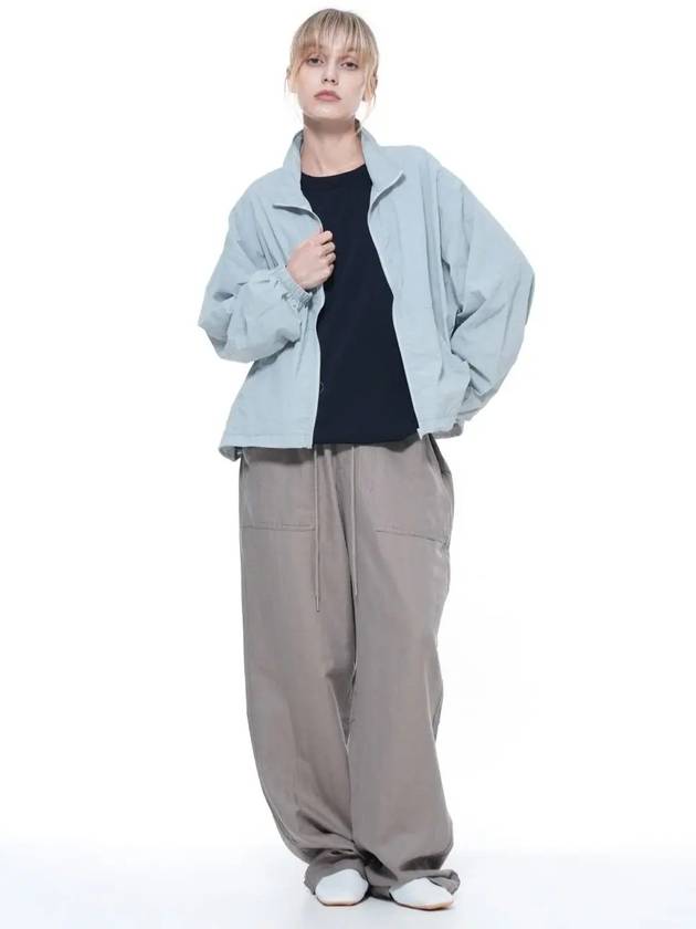 Searsucker Crop Windbreaker Jumper Sky - CHANCE'S NOI - BALAAN 6