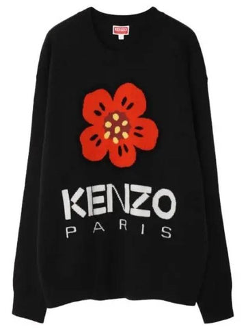 Balk Flower Wool Sweater Men s Knit - KENZO - BALAAN 1