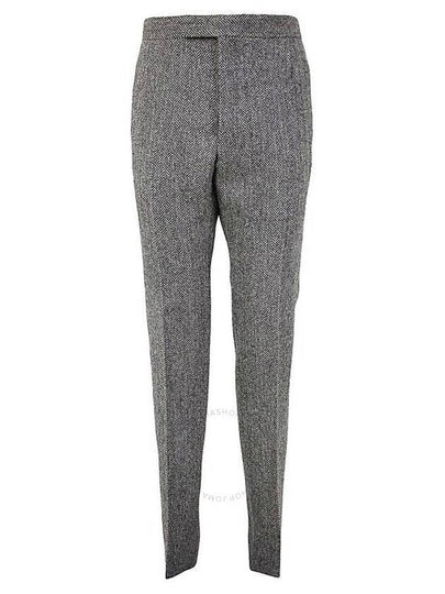 Men's Herringbone Backstrap Straight Pants Grey - THOM BROWNE - BALAAN 2