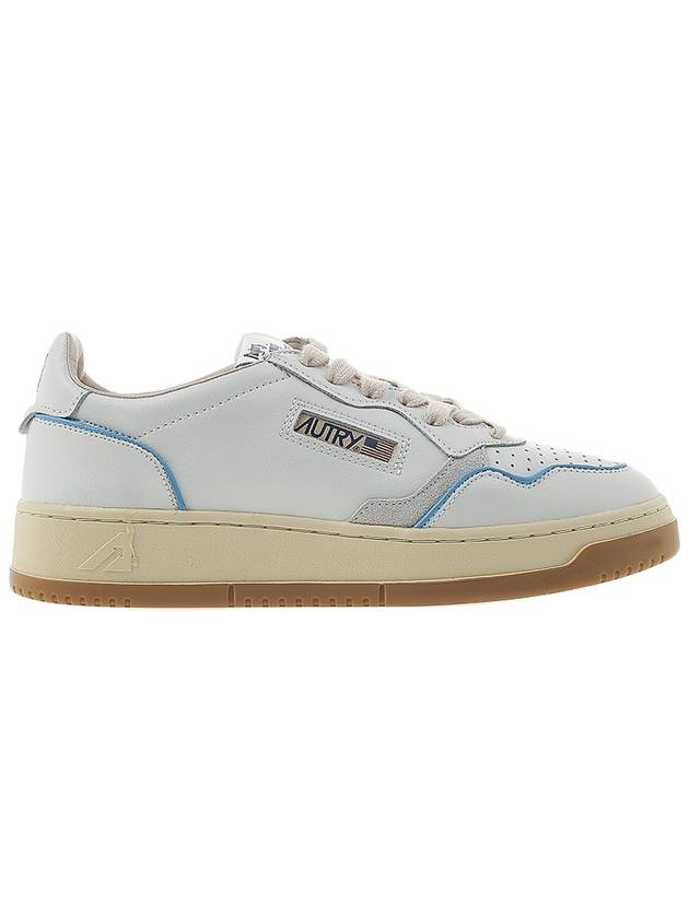 Suede Leather Low Top Sneakers White - AUTRY - BALAAN 3