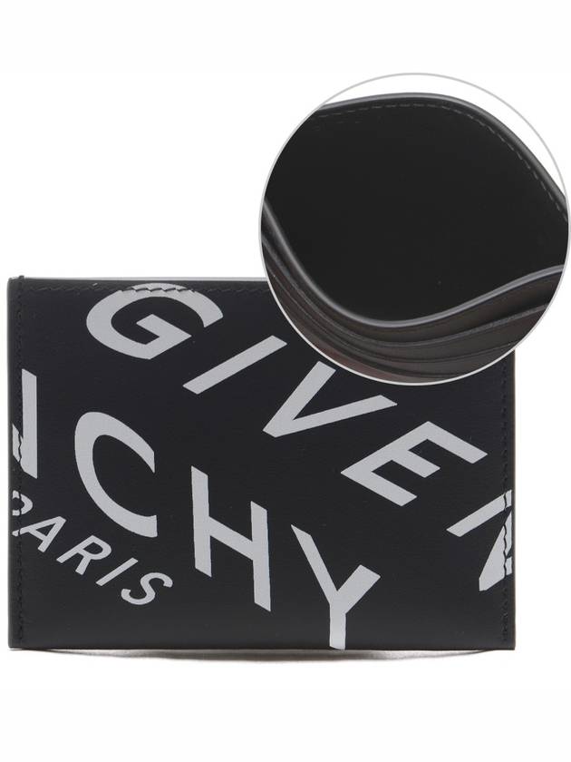 Refracted Logo Card Wallet Black - GIVENCHY - BALAAN 2