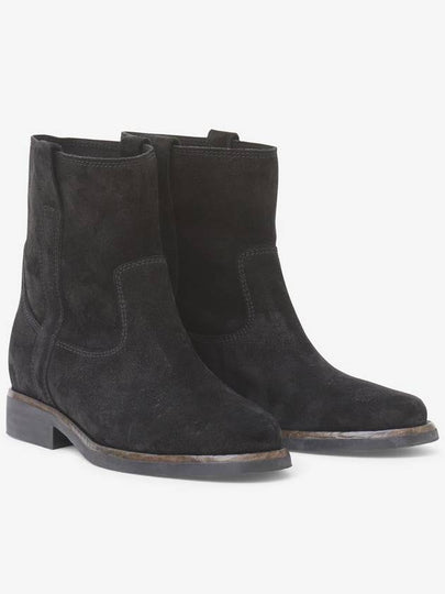 Susee Round Toe Middle Boots Black - ISABEL MARANT - BALAAN 2