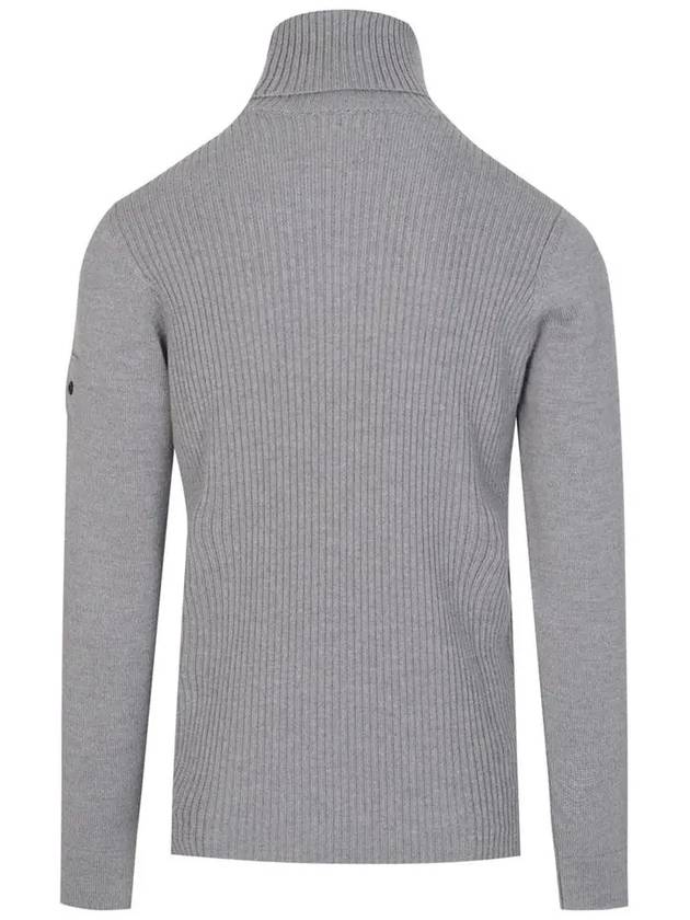 Shadow Project Wool Turtleneck Grey - STONE ISLAND - BALAAN 5