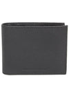 Men's Leather Half Wallet Navy - EMPORIO ARMANI - BALAAN 2