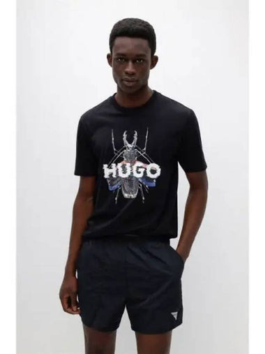 HUGO cyber bug logo t shirt 50465339 001 - HUGO BOSS - BALAAN 1