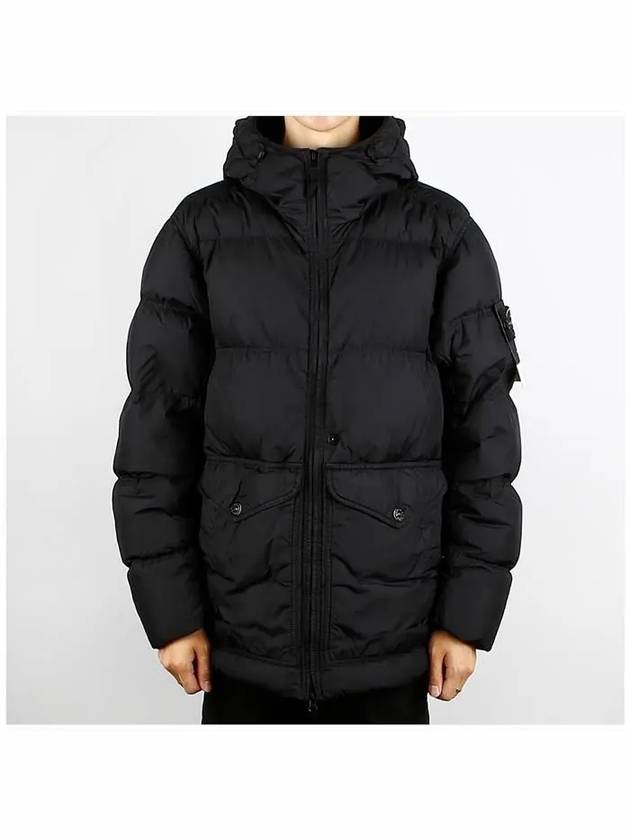 Crinkle Reps Re-Nylon Down Padding Black - STONE ISLAND - BALAAN 3