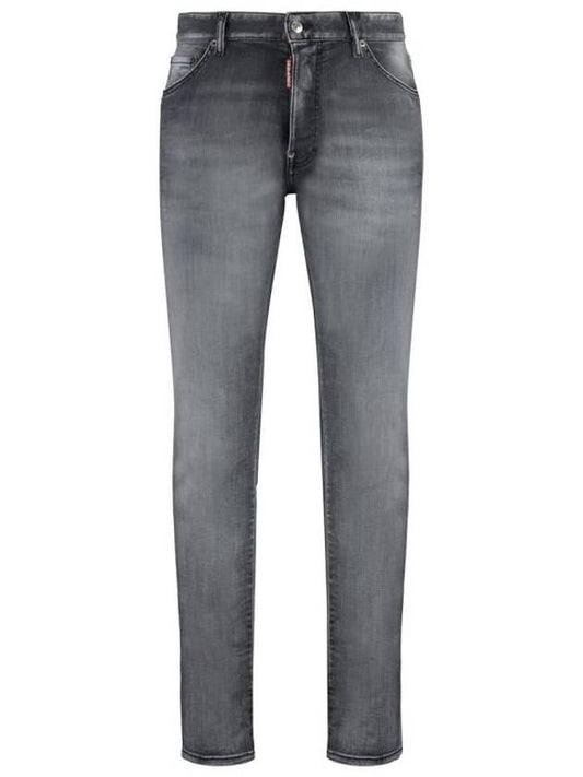 Denim Straight Pants S74LB1423S30503 900 GRAY - DSQUARED2 - BALAAN 1