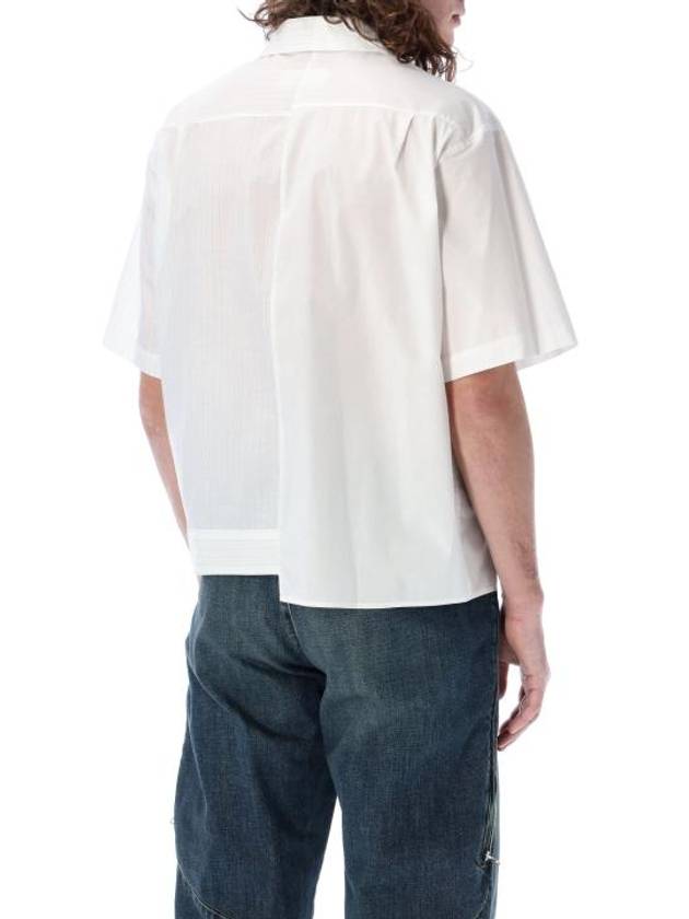 Number Logo Short Sleeve Shirt White - MAISON MARGIELA - BALAAN 3