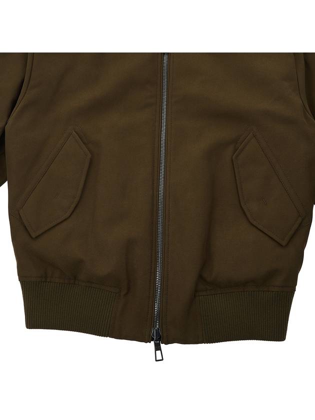 Thule Cotton Reversible Bomber Jacket Dark Khaki Desert Mist - LORO PIANA - BALAAN 10