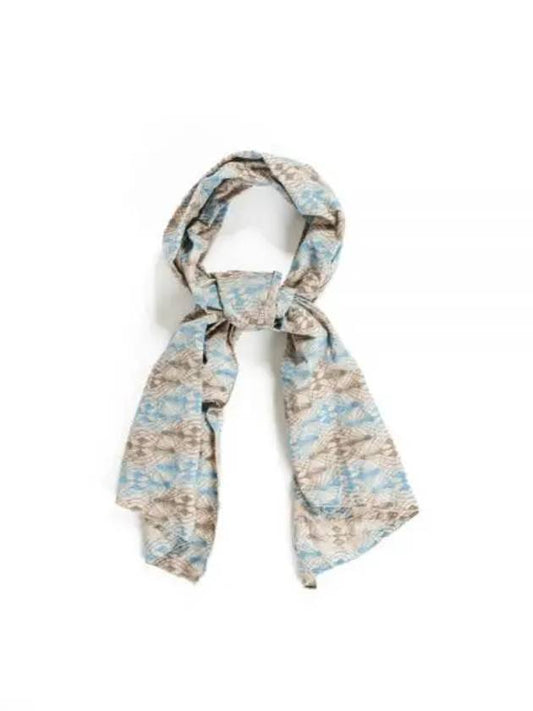 Long Scarf Khaki CP Embroidery 24S1H001OR387IB002 Embroidered Long Scarf - ENGINEERED GARMENTS - BALAAN 1