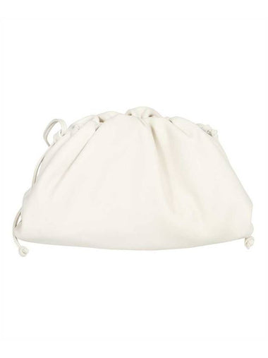 Mini Pouch Clutch Bag White - BOTTEGA VENETA - BALAAN 1