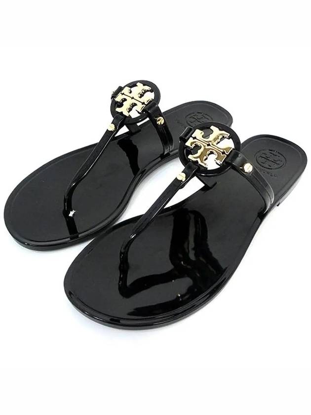 Miller Mini Flat Thong Flip Flop Black - TORY BURCH - BALAAN 5