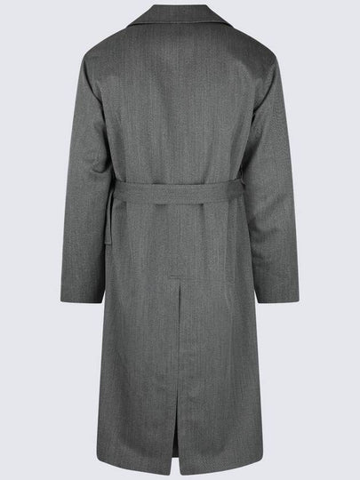 Lardini Dark Grey Wool Coat - RVR LARDINI - BALAAN 2