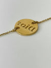 Logo round gold necklace 3VDIA19237 - DIOR - BALAAN 5