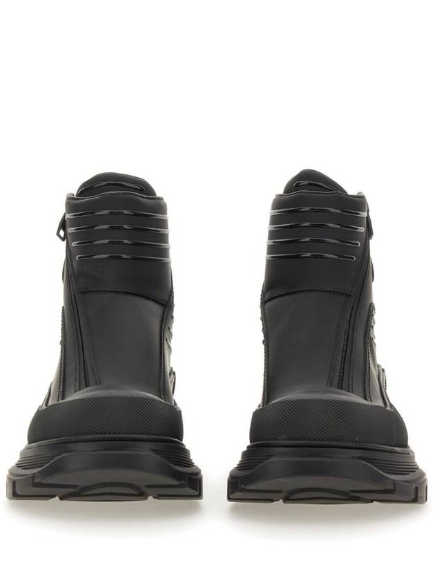 Tread Slick Moto Ankle Boots Black - ALEXANDER MCQUEEN - BALAAN 3