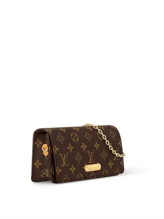 Lily Monogram Chain Shoulder Bag Brown - LOUIS VUITTON - BALAAN 3