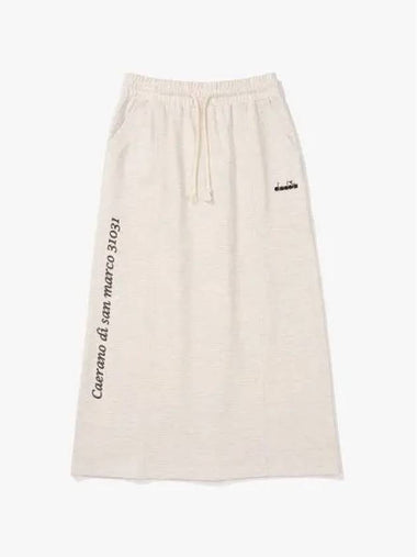 Diadora Comfy Skirt MELANGE GRAY - DIADORA - BALAAN 1