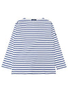 Galathee Striped Sailor Long Sleeve T-Shirt Blue White - SAINT JAMES - BALAAN 1