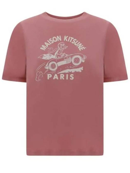 Racing Fox Comfort Short Sleeve T-Shirt Red - MAISON KITSUNE - BALAAN 2