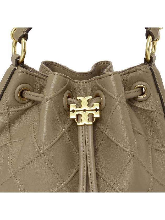 Fleming Soft Bucket Bag Beige - TORY BURCH - BALAAN 9