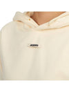 Le Sweatshirt Gros Grain Cotton Hoodie Light Beige - JACQUEMUS - BALAAN 9