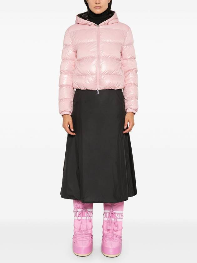 Padded Midi A-Line Skirt Black - MONCLER - BALAAN 3