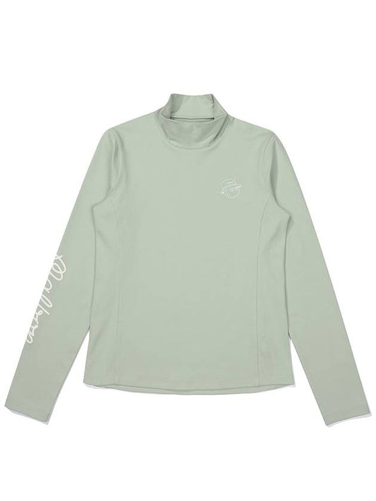 Mockneck base layer MINT GREEN WOMAN - MALBON GOLF - BALAAN 1