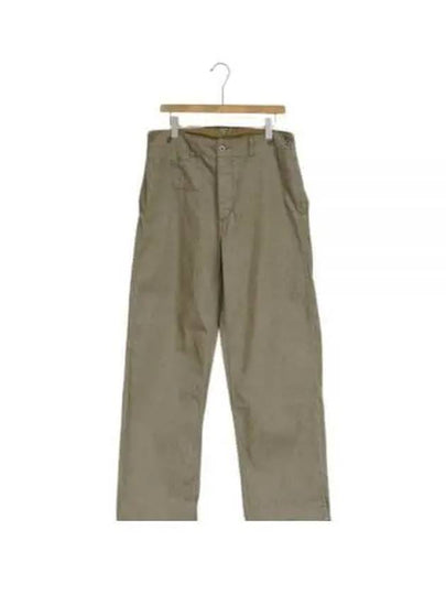 British Work Straight Pants Green - NIGEL CABOURN - BALAAN 2