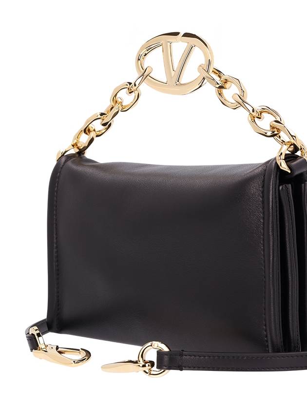 VLOGO CHAIN CLUTCH IN NAPPA WITH CHAIN - VALENTINO - BALAAN 3