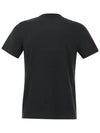 Flocked Logo Short Sleeve T-Shirt Black - MONCLER - BALAAN 4