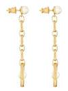 30 Montaigne Jolie Earrings Gold - DIOR - BALAAN 3