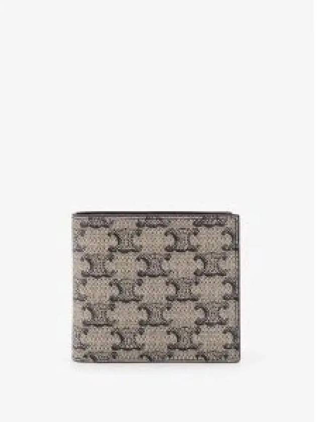 TRIOMPHE CANVAS SLG 10C872GC5 02SI Fold Wallet 1344174 - CELINE - BALAAN 1