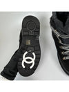 CC Logo Down Winter Ankle Boots Black 38 G36826 - CHANEL - BALAAN 7