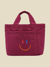 LaLa Cart Tote Bag Wine - LALA SMILE - BALAAN 7