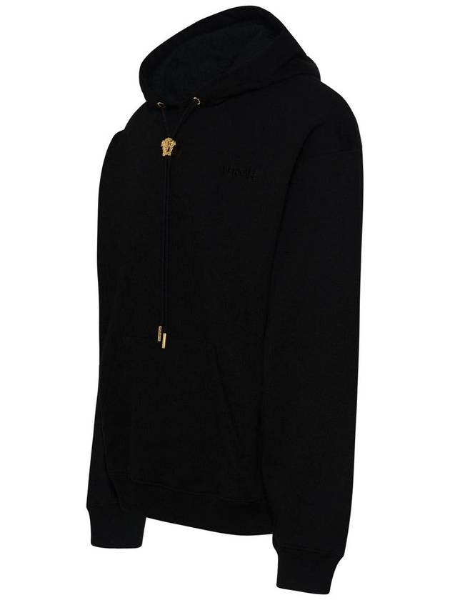 Versace Black Cotton Sweatshirt - VERSACE - BALAAN 2