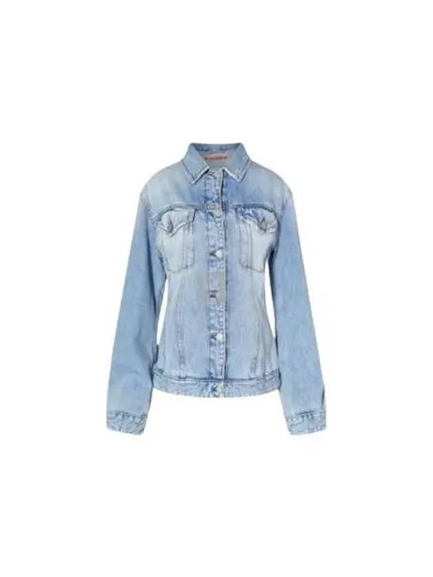 Regular Fit Denim Jacket Light Blue - ACNE STUDIOS - BALAAN 2