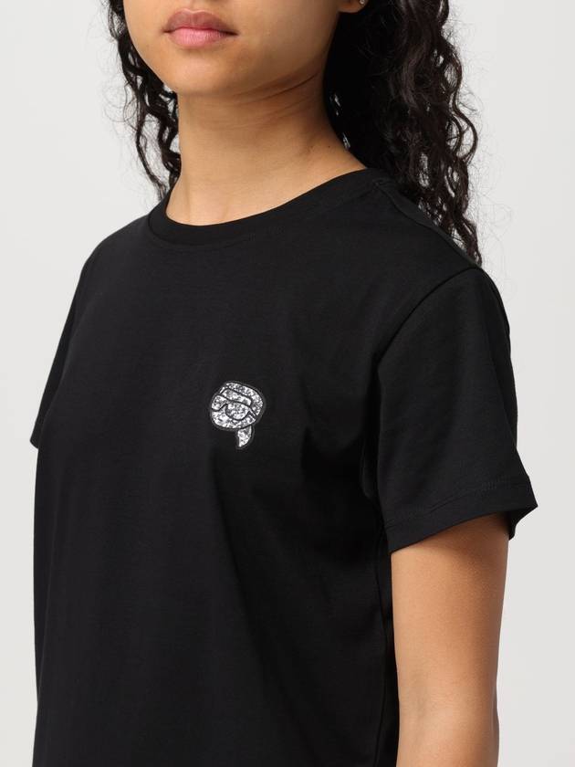 T-shirt Karl Lagerfeld in jersey con logo - KARL LAGERFELD - BALAAN 3