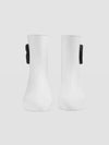 Interlocking G Shiny Rubber Ankle Middle Boots White - GUCCI - BALAAN 3