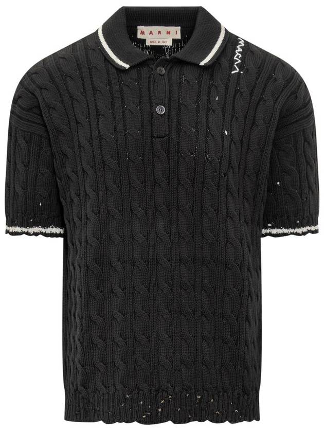 Marni Knitted Polo Shirt - MARNI - BALAAN 1