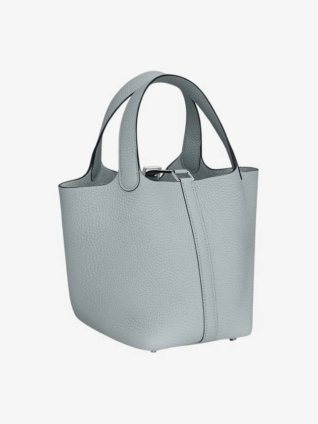 Picotin Lock 18 Tote Bag Bleu Pale - HERMES - BALAAN 4