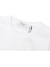 Men's Fox Patch Classic Short Sleeve T-Shirt White - MAISON KITSUNE - BALAAN.