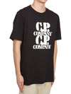 30/1 Jersey Graphic Short Sleeve T-Shirt Black - CP COMPANY - BALAAN 5