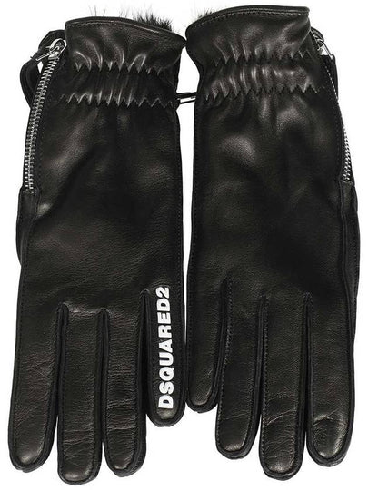 gloves GLW002218903497 2124 black - DSQUARED2 - BALAAN 2