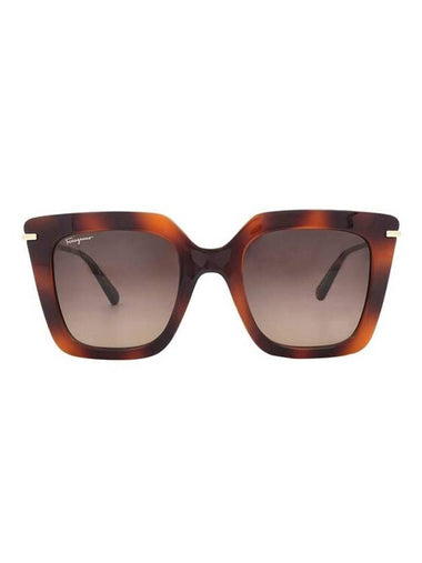 Eyewear Gradient Butterfly Sunglasses Brown - SALVATORE FERRAGAMO - BALAAN 1