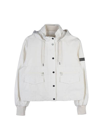 Women's Jacket White - BRUNELLO CUCINELLI - BALAAN 1