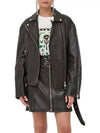 Women's LESSY leather jacket 2354460339 600 001 - MAX MARA - BALAAN 3