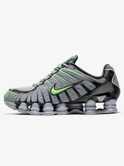 Shox TL Low Top Sneakers Lime Wolf Grey - NIKE - BALAAN 2