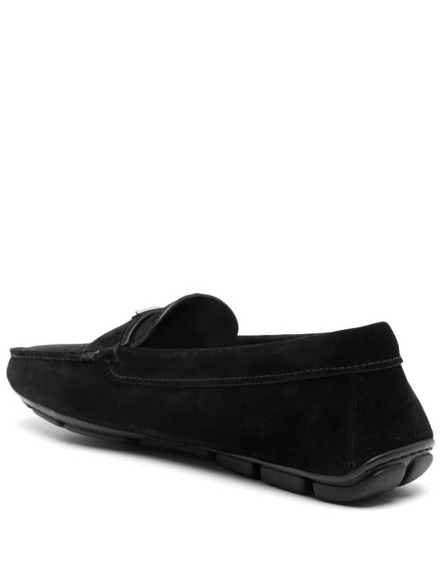 suede driving shoes black - PRADA - BALAAN 4