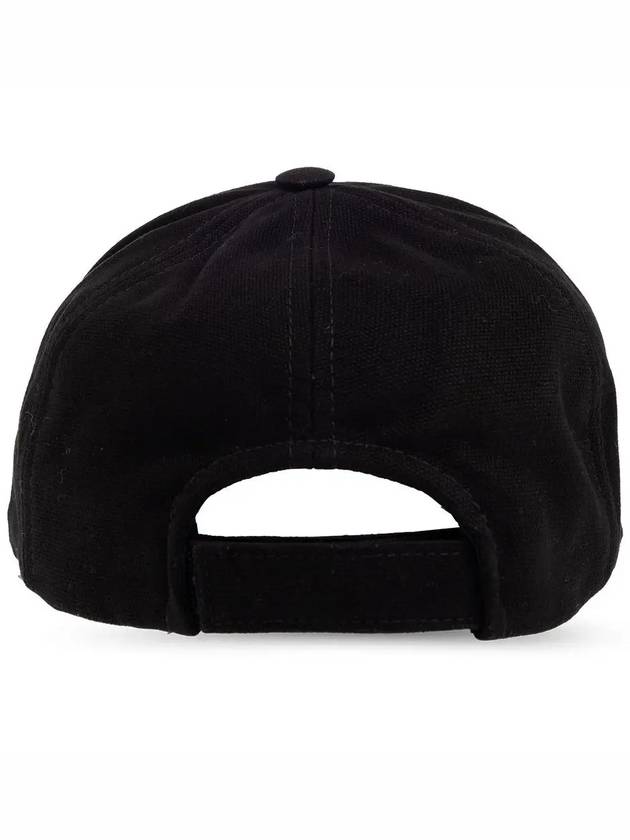 Tyron Embroidery Logo Ball Cap Black - ISABEL MARANT - BALAAN 4