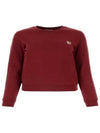 Fox Head Patch Regular Sweatshirt Red - MAISON KITSUNE - BALAAN 3